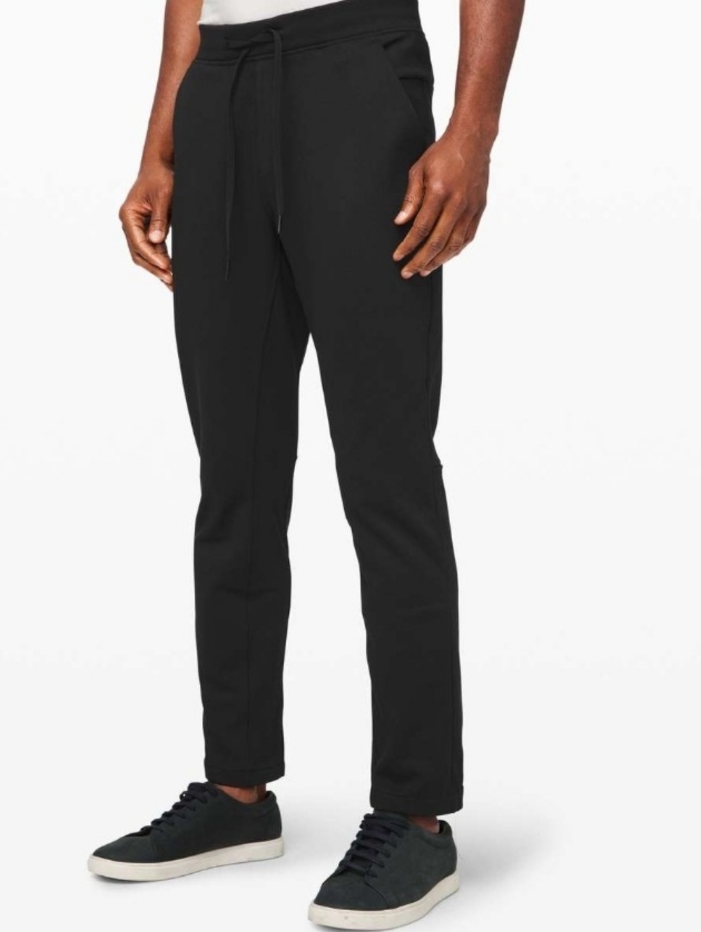 Lululemon Mens City Sweat Pant Classic *Thermo Heathered Black Size MEDIUM NWOT